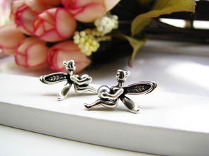 SBB網絡飾品商城 2012新款韓版飾品特價促銷，夸張復古天使耳釘3g驚艷登場